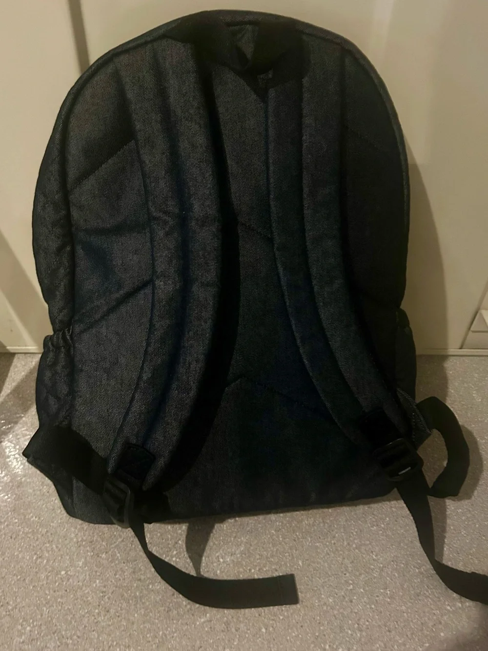 Vera Bradley Dark Grey metallic Quilted Daypack Backpack